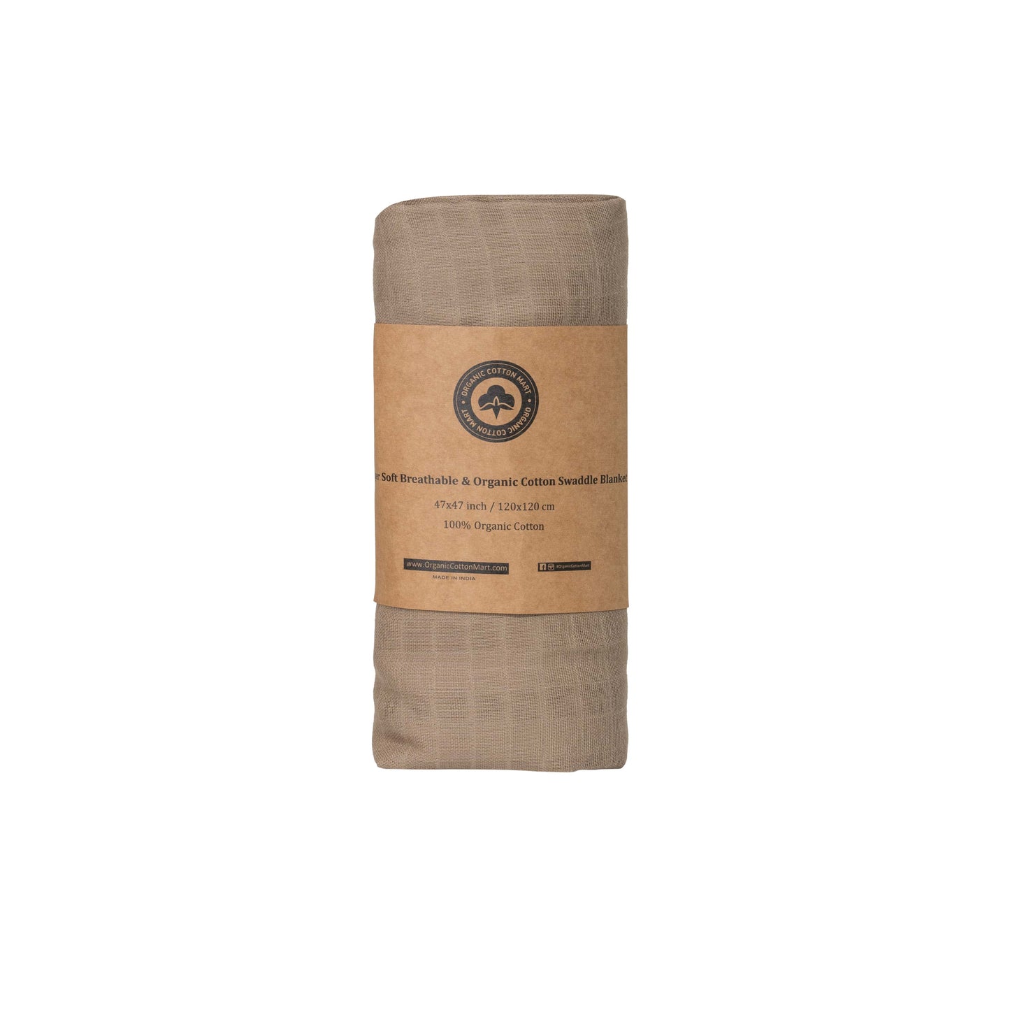 camel swaddle blanket