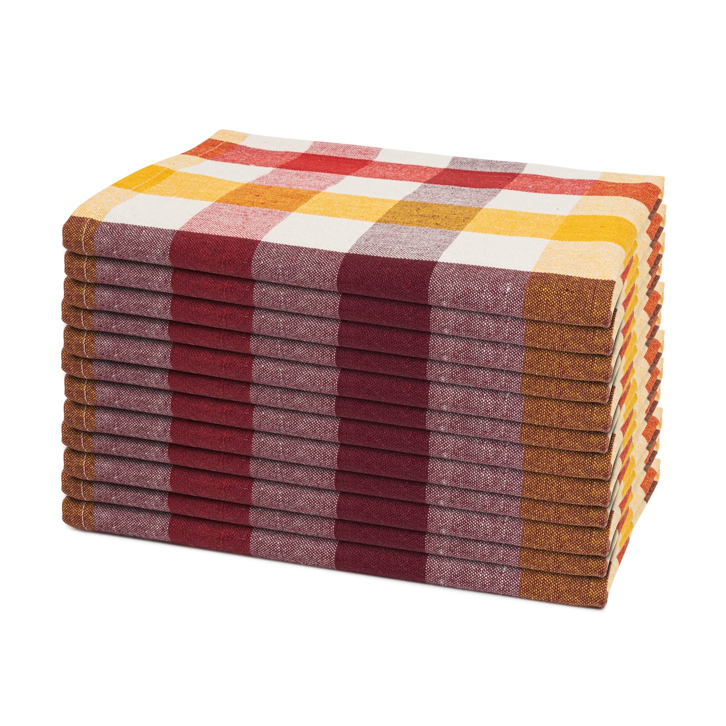 Plaid Cloth Napkins - Pack of 48