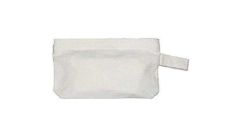 Makeup Bag Made With Organic Cotton Cosmetic Zipper Pouch 