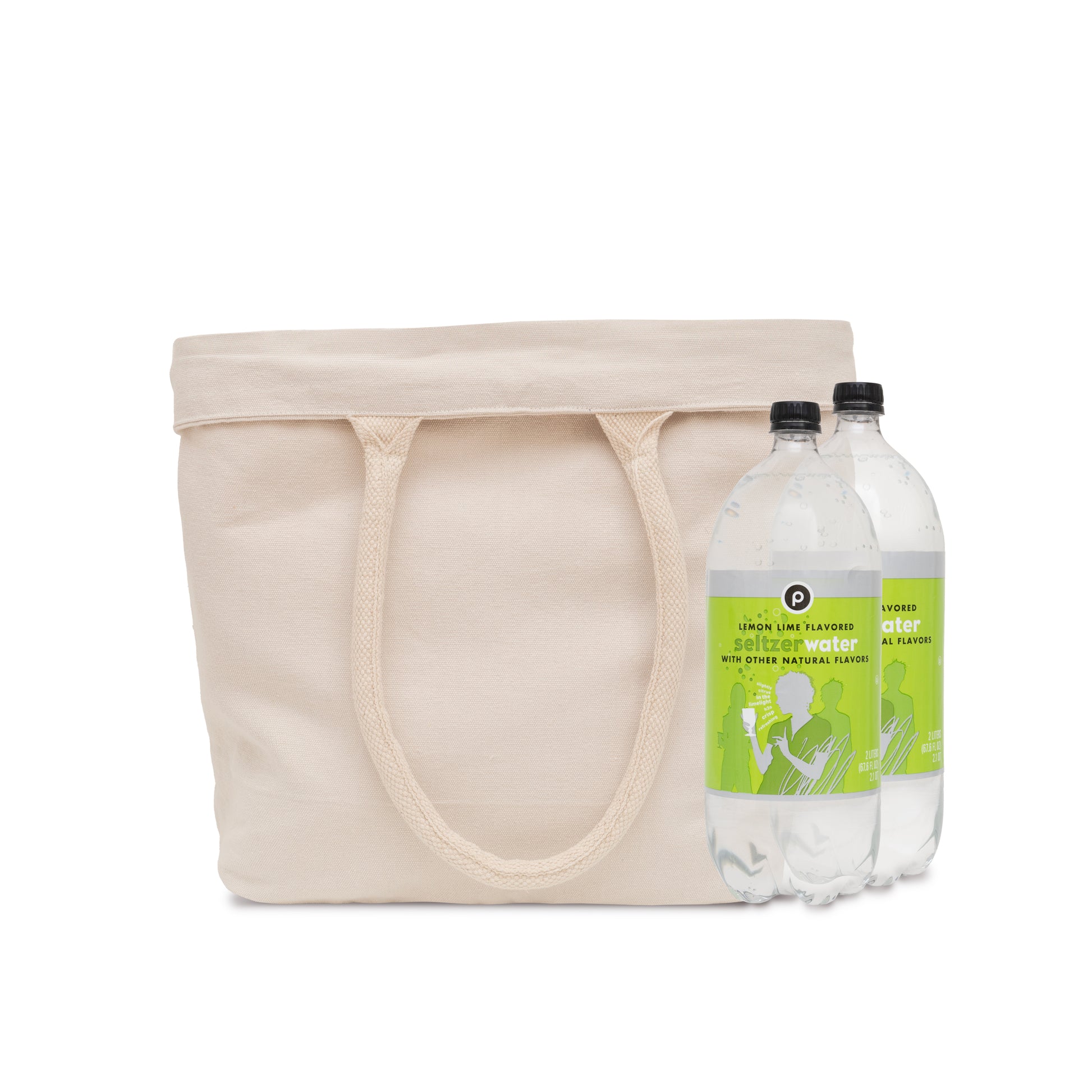 Bulk Canvas Grocery Tote with Drawstring