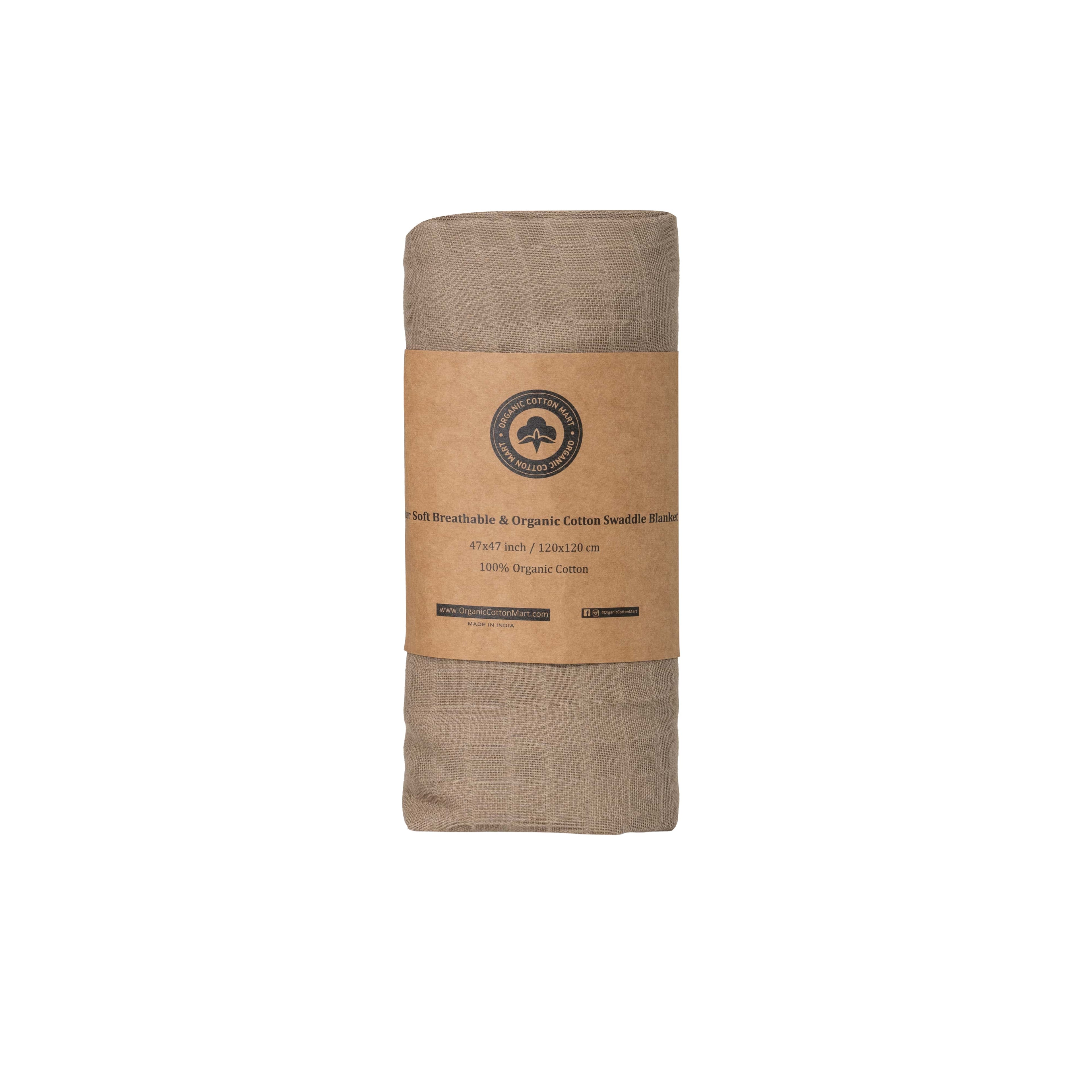 camel swaddle blanket