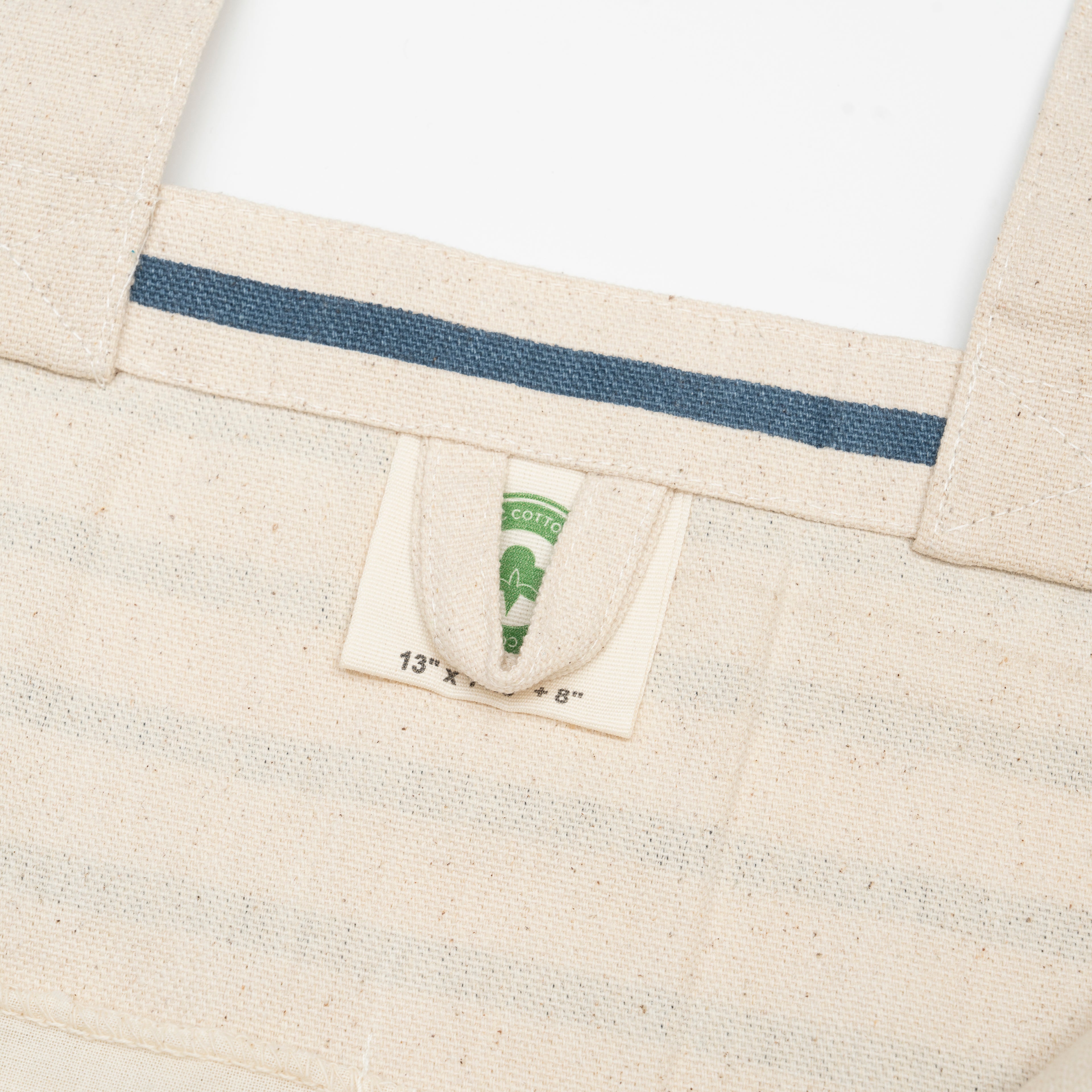 Canvas Grocery Tote Bags with Compartments
