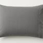 gray pillowcase