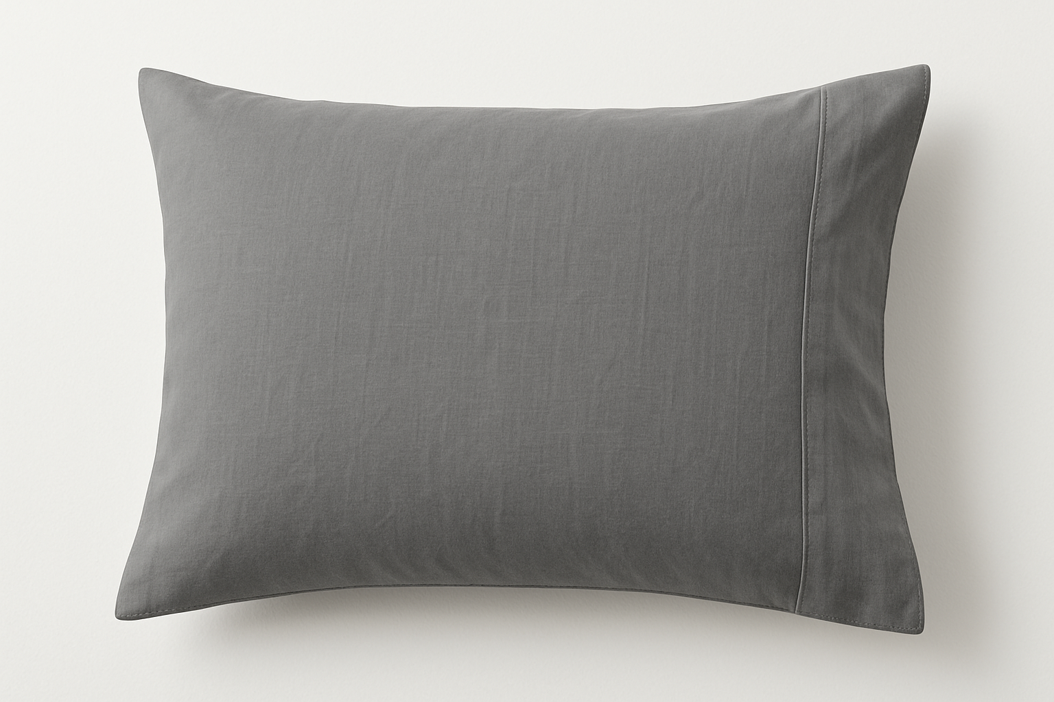 gray pillowcase